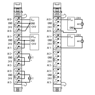 Штекерный соединитель печат UR20-4AI-UI-DIF-16-DIAG