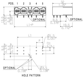 Штекерный соединитель печат SU 10.16IT/04/90MF3 3.5AG BK BX