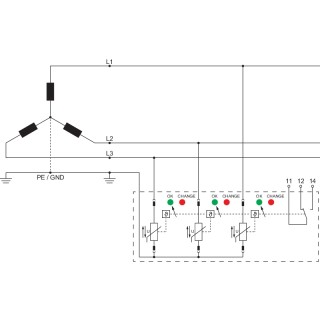 Разрядник VPU II 3W WYE 347V R