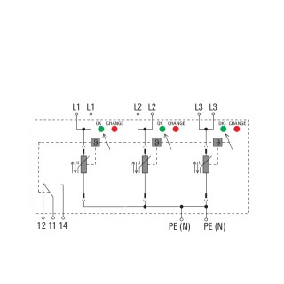 Разрядник VPU I 3 R 280V/25KA