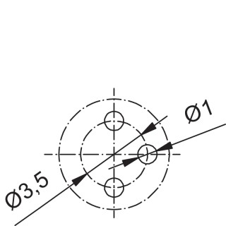 Гнездо произвольной сборки| SAIE-M8S-3-H5.5TL