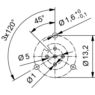 Гнездо произвольной сборки| SAIE-M12B-4S-H6.75TL