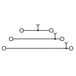 Проходная клемма A3T 2.5 BL