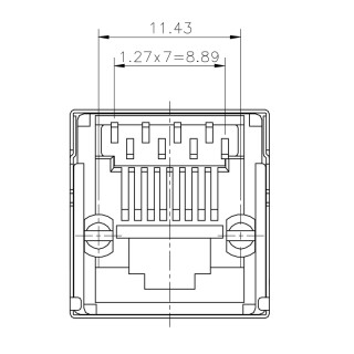 Матрица USB RJ45C5 T1V 4.0N4N TY