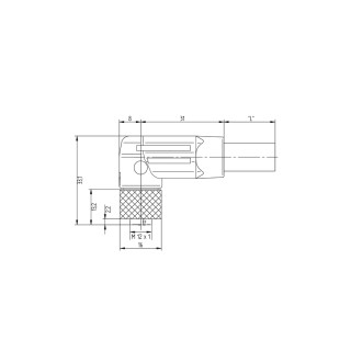 Круглые соед. разъемы|Прово SAIL-M12WM12W-K-10P