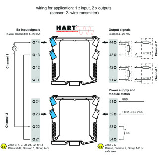 Коммутирующий усилитель ACT20X-2HAI-2SAO-P