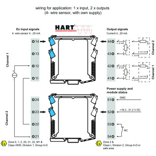 Коммутирующий усилитель ACT20X-2HAI-2SAO-P