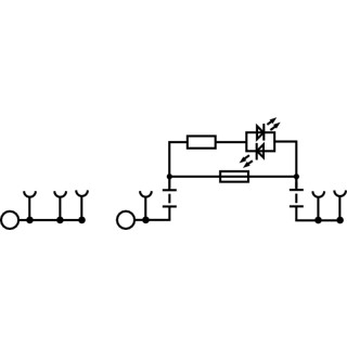 Распределительная клемма AAP22 4 LI-FS 60-150V