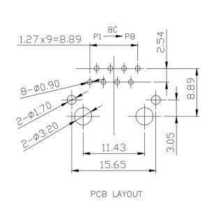 Матрица USB RJ45M T1D 3.2E4N TY