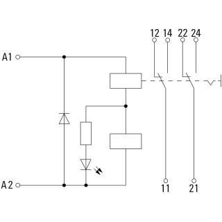 Реле безопасности DRIKIT 12VDC 2CO LD/PB