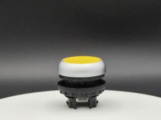 Головка кнопки с фиксацией, цвет желтый