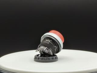 Головка кнопки выступающая с фиксацией, цвет красный
