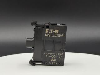 Светодиод с винтовым Зажимом 85-264В (АС), 5-15А, крепление спереди, цвет синий