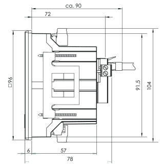 Measuring instrument, elect ENERGY METER 700-PN-230