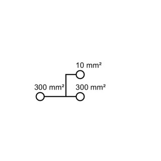 Проходная клемма WPD 133 1X300/1X300 GY