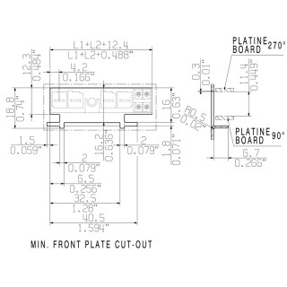 Штекерный соединитель печат BVF 7.62HP/04/180MSF4 BCF/04 SN BK BX SO