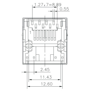 Матрица USB RJ45C5 R1V 3.2N4G/Y TY