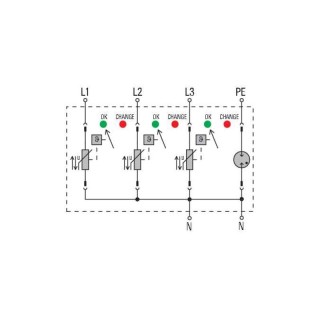 Разрядник VPU II 3+1 280 40/65