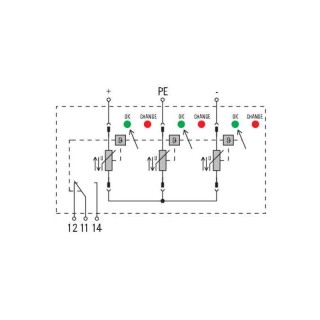 Разрядник VPU PV I+II 3 R 1000 E