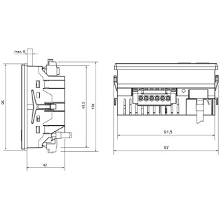 Measuring instrument, elect ENERGY METER 525-24