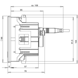 Measuring instrument, elect ENERGY METER 610-24