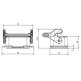 Корпус HDC 06B ALU EMC