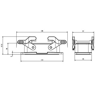 Корпус HDC 16B ABU EMC