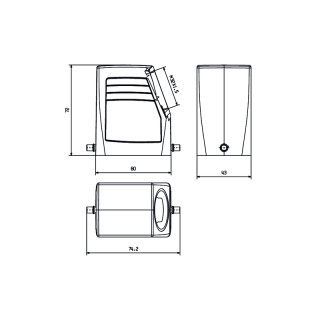 Корпус HDC 16D TSLU 1M32G EMC