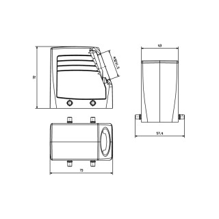 Корпус HDC 24D TOBU 1M32G EMC