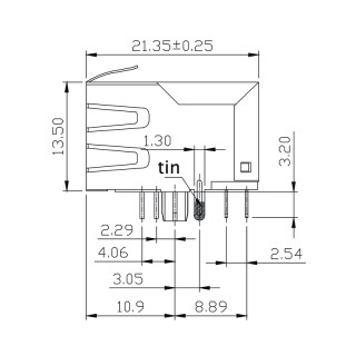 Матрица USB RJ45G1 R12D 3.3E4G/Y TY