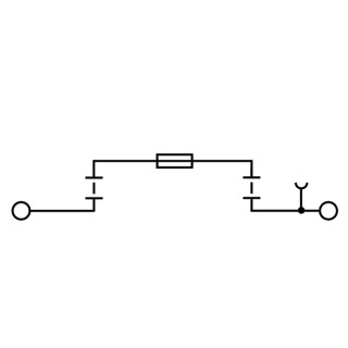 Клемма с предохранителем WFS 4 30-70V DB