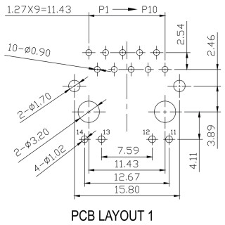 Матрица USB RJ45G R1V 1.9N4YG/YG RL