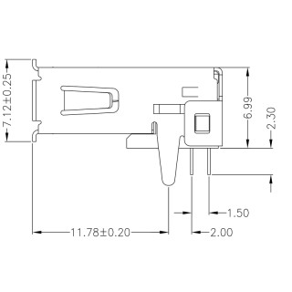 Матрица USB USB3.0A T1H 2.3N4 TY BL