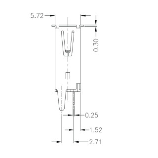 Матрица USB USB2.0A R1V 2.5N4 TY BK