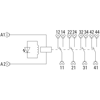 Реле безопасности DRMKITP 24VAC 4CO LD