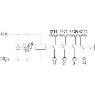 Реле безопасности DRMKITP 24VDC 4CO LD/PB