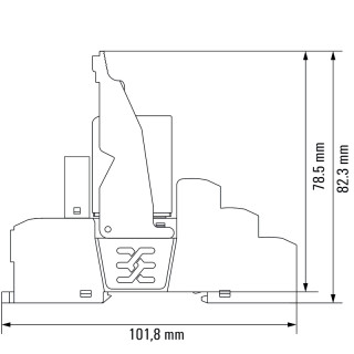 Реле безопасности DRMKITP 24VDC 4CO LD/PB