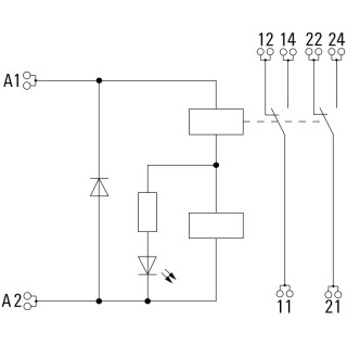 Реле безопасности DRIKITP 24VDC 2CO LD