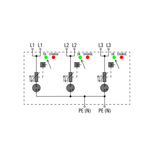 Разрядник VPU AC I 3 440/25 LCF