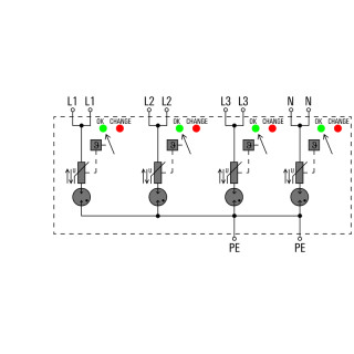 Разрядник VPU AC I 4 440/25 LCF