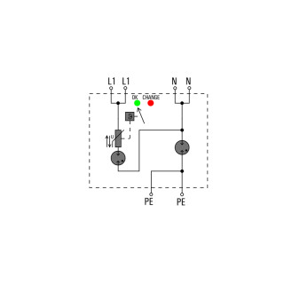 Разрядник VPU AC I 1+1 440/25 LCF