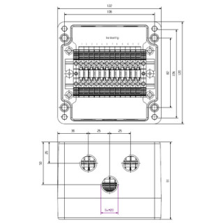 Корпус KLIPPON POK4 M20WCSS EX