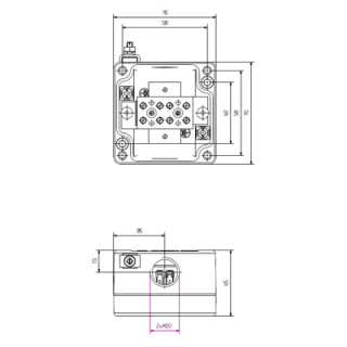 Корпус KLIPPON K1 M20BCSS EX