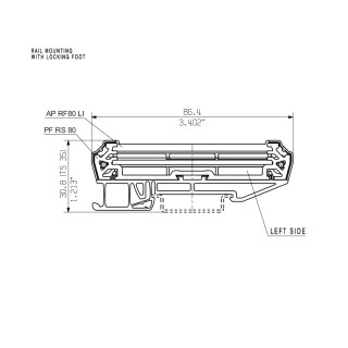 Корпуса для электроники AP RF 80 LI 2025