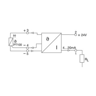 Преобразователь сигнала тер MCZ PT100/3 CLP -50C...+150C