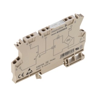 Реле безопасности MCZ R 24Vdc 1NO TRAK