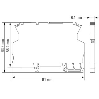 Реле безопасности MCZ R 24Vdc 1NO TRAK