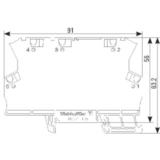 Преобразователь сигнала тер MCZ PT100/3 CLP -40C...100C