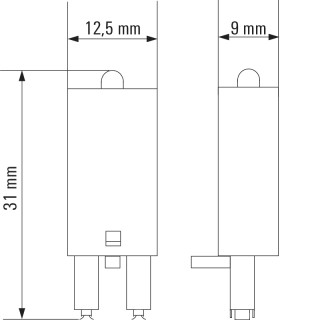 светодиодный модуль RIM 2 6/24VDC GN