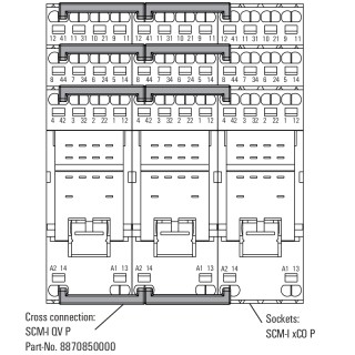 Релейный цоколь SCM-I QV P